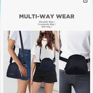 Multi wear dome hip bag. New, no tags.